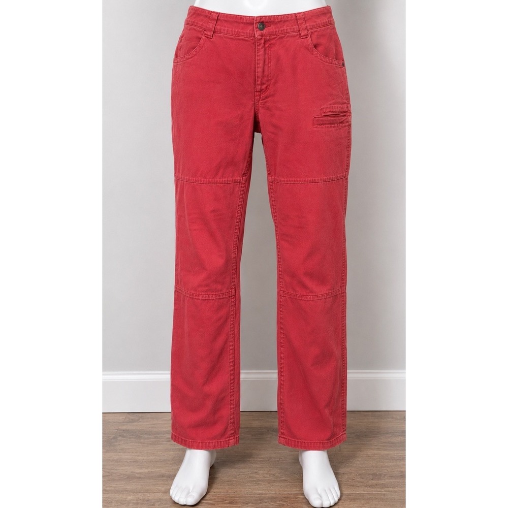 KAVU Women's Outdoor Hiking Pants Coral Red Utility Stretch Size 30 Casual